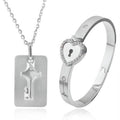 Forever Love Lock & Key Couple Bracelet (Latest Fashion)